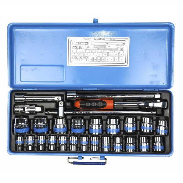 S14MXL 1/2-Inch Square Drive Socket Set