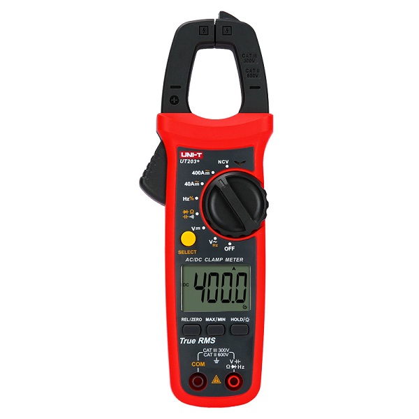 UT203+ Digital Clamp Meter 400A AC/DC True- Rms