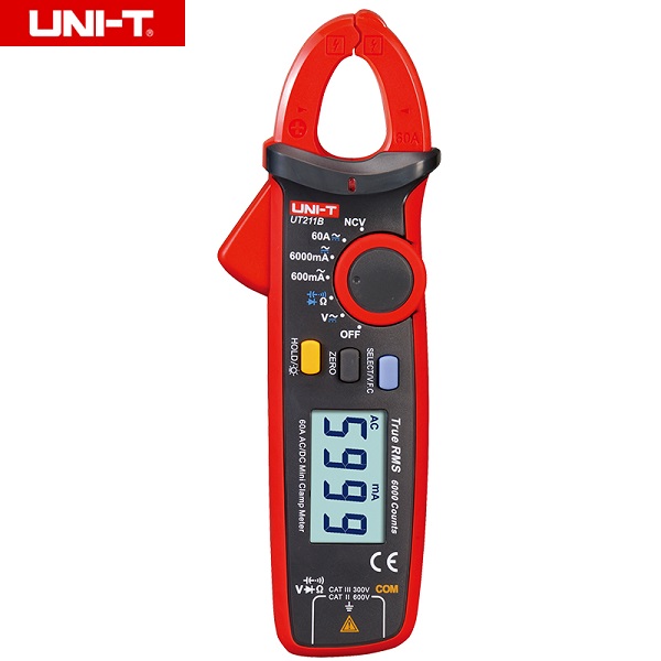 UT211B mini 60A AC/DC True RMS Clamp Meter