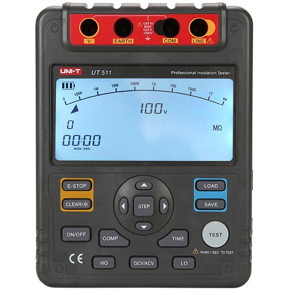 UT511 Insulation Resistance Tester - 1KV/ 10GOhm