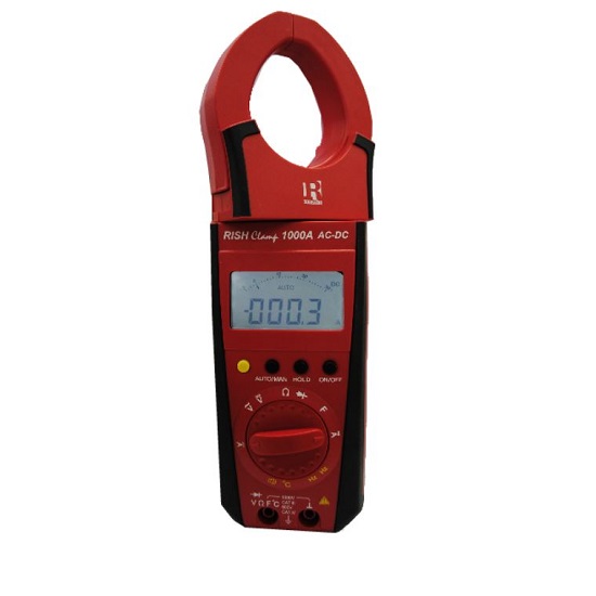 Rish 1000A AC/DC Clamp Meter