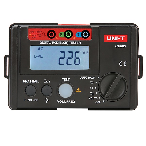 UT582+ Digital RCD (ELCB) Tester