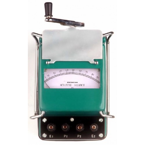 Analogue Earth Tester  AET Four Range 0-2-10-100-1,000 Ohms